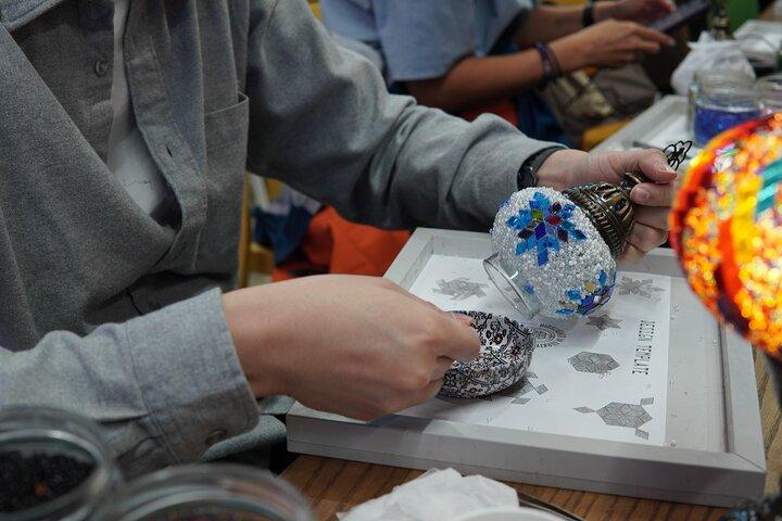 Antalya: Turkish Mosaic Lamp Workshop in Old Town – All Included
