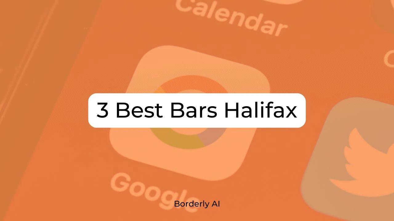 Cover Image for 3 Best Bars Halifax