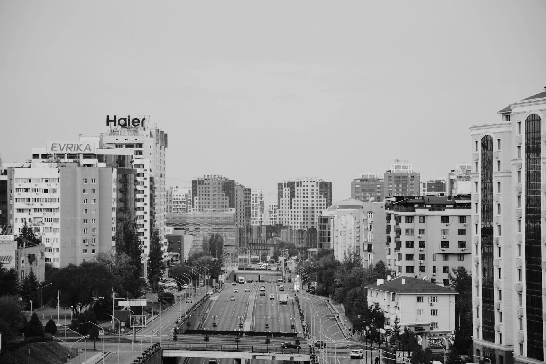 Almaty skyline