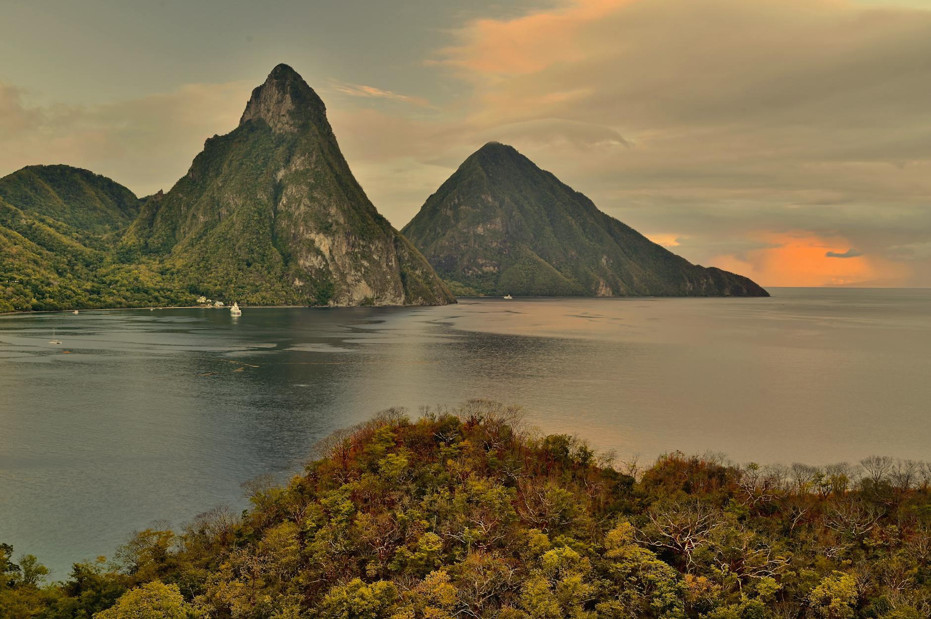 St. Lucia skyline